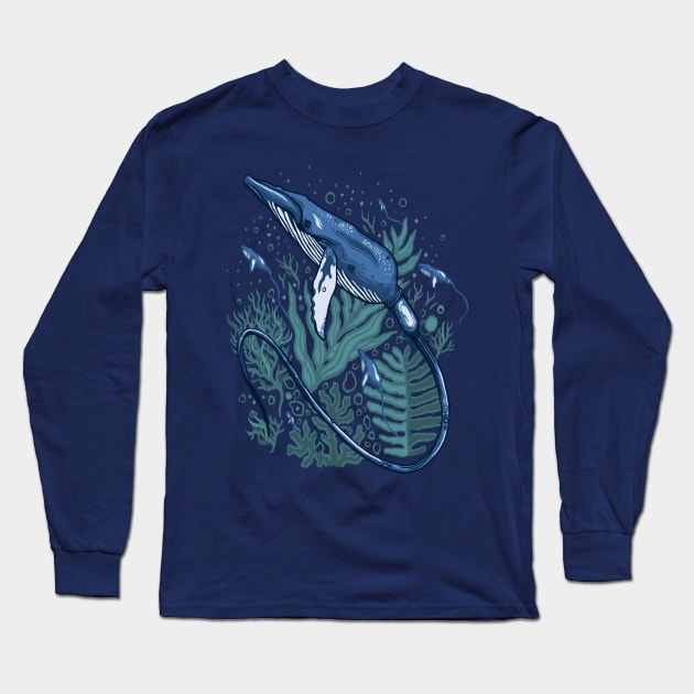 Sperm Whale Long Sleeve T-Shirt by Frederick_Jay